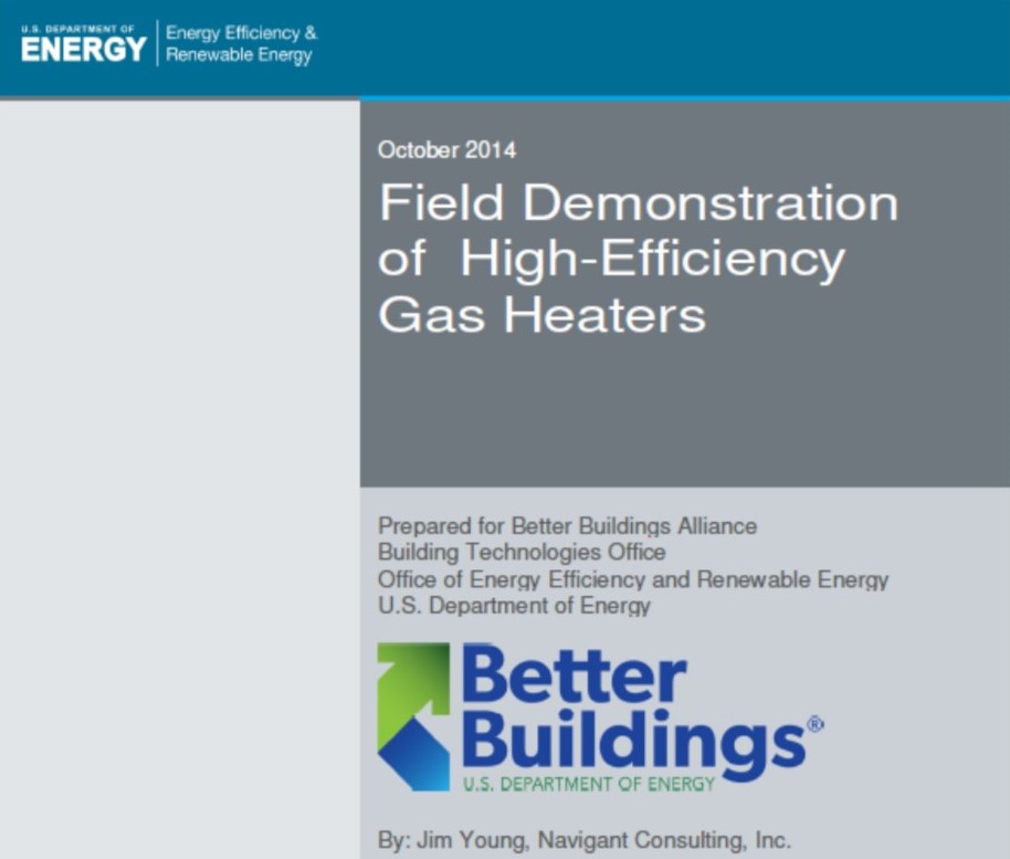 Field Demonstration of High Efficiency Gas Heaters - Cambridge Air Solutions