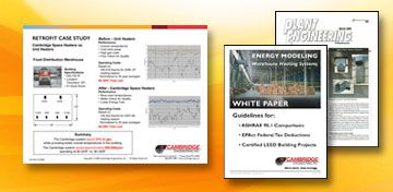 white paper on GARD Analytics' Energy Modeling Study comparing compares energy usage of common heating systems including HTHV direct gas fired heaters and how they provide the most energy efficient solutions in the industry